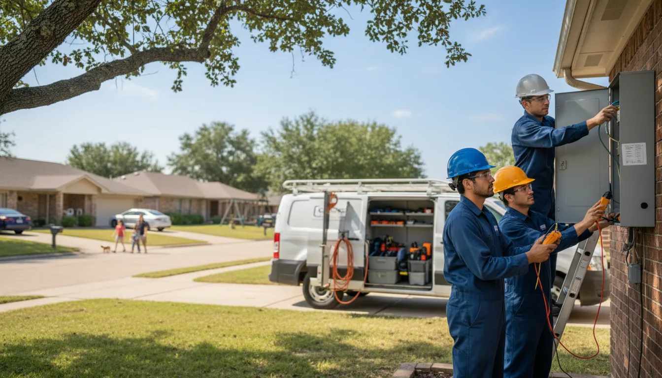 Certified electrician providing emergency electrical services in Bergholz, OH